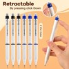Lekreo 6 Counts Erasable Gel Pens, 0.7mm Fine Point Retractable