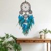 Donko Blue Large Dream Catcher with Wooden Bead