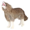Garden Decoration Simulation Brown Wolf,Brown Wolf Ornaments Handicrafts