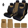 eAutocel For Ford New Black and Tan Cloth Car Truck
