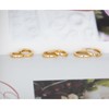 KEYUN Gold Hoop Earrings for Women Trendy 18K Gold Plated