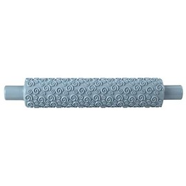 Zenker 44970 Fondant Embossing Roller, Plastic, blue