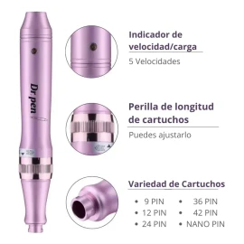 Dr. Pen M7-w Inalambrica Dermapen Microagujas Pluma Facial