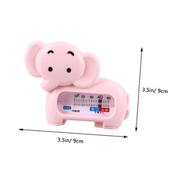Hohopeti 2pcs Bath Water Thermometers Cute Cartoon Design for Safe Temperature Measurement Bathtubs Quick Accurate Reading Durable Material for