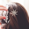 Beaupretty Rhinestone Star Hair Clips Retro Moon Hair Clips Snowflake