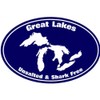CafePress GREAT LAKES SHARK FREE Rectangle Car Bumper Magnet