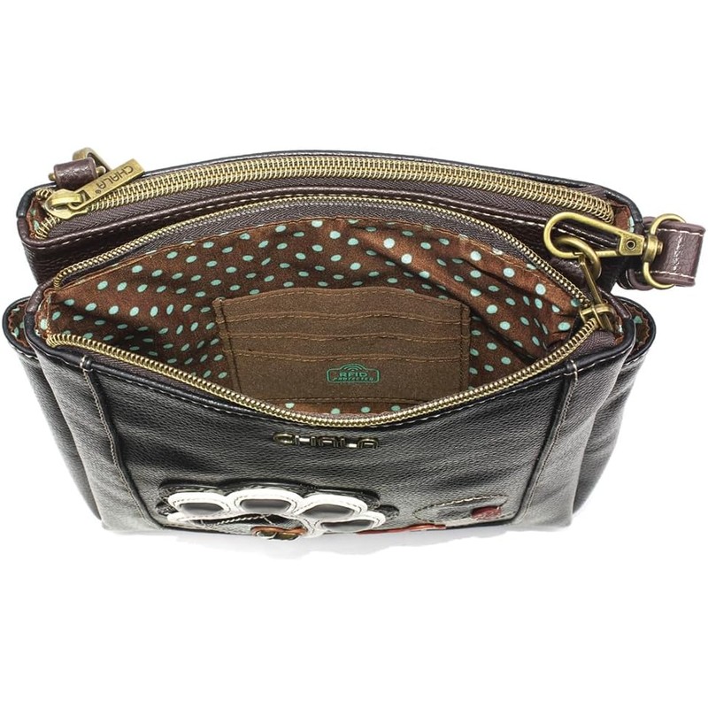 CHALA Merry Messenger RFID Protected Women Faux Leather Shoulder Purse