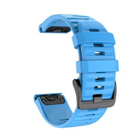 Correa de silicona para reloj inteligente Coros VERTIX 2, 26 mm, ajuste rápido y fácil, correa (color azul, tamaño 26 mm Coros VERTIX 2)              