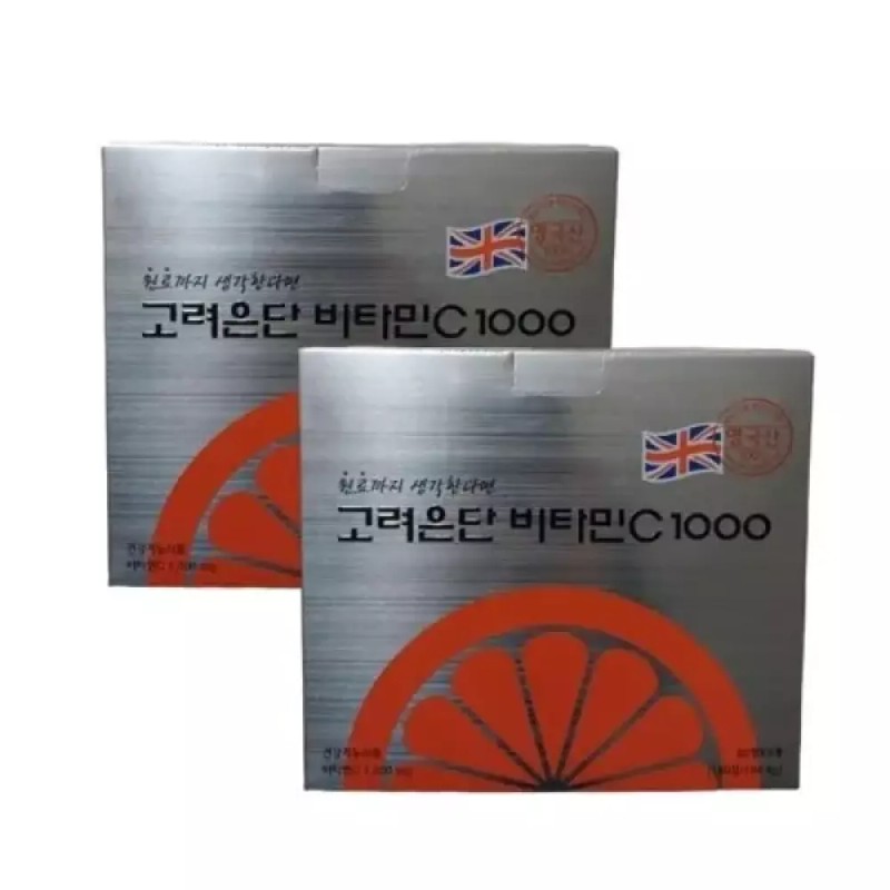 Korea Eundan 고려은단 비타민C 1000 180정 X 2개 (12개월분) Korea