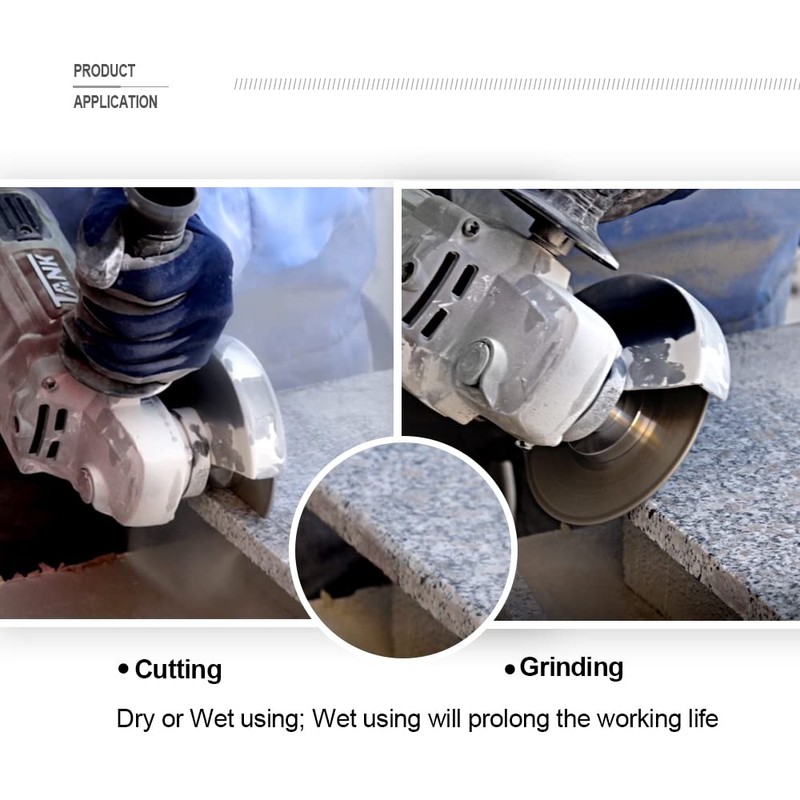 SHDIATOOL 9 Inch Diamond Grinding Disc for Granite Marble Single