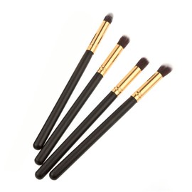 Ipetboom 4pcs Eyeshadow Blending Brush Set Soft Horse Hair for Precise Eye Makeup Application Portable Cosmetic Tool Kit for Travel and Daily Use