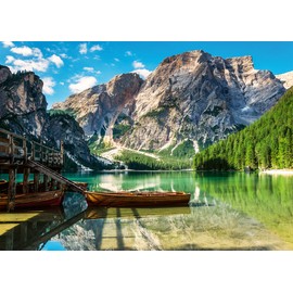 Ravensburger Pragser Wildsee, Dolomites, South Tyrol, Italy 1000 Piece Jigsaw Puzzle for Adults - 12000363 - Handcrafted Tooling, Made in Germany, Every Piece Fits Together Perfectly