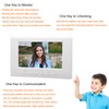 Wired Video Intercom System, 7 Inches Video Doorbell Camera with