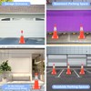4 Pack “No Parking” Message Collars Cone Sleeve, Bright Reflective