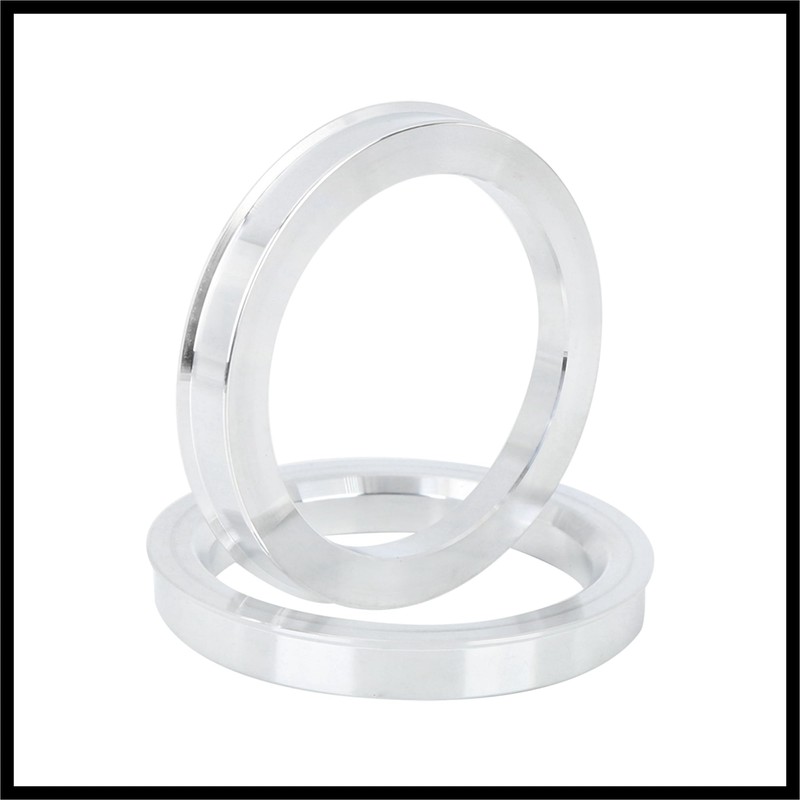 Hihaha 4pcs 73.1 to 57.1 mm Aluminium Alloy Car Hub