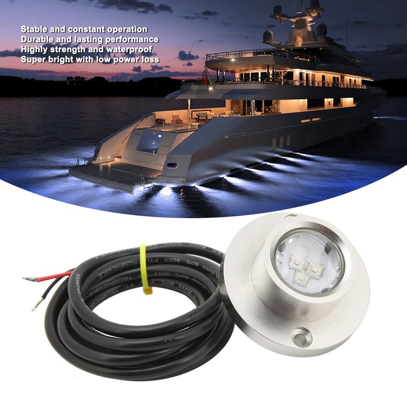 Boat Underwater Light, Marine Underwater LED Light DC 12V 24V