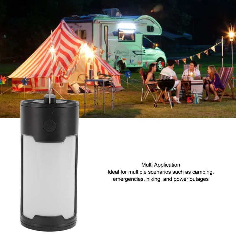 LED Camping Lantern Rechargeable 1000lm 2 Gears Portable Tent Light