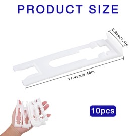 10 Pack Headlight Retainer Clips Compatible with Blazer Impala Monte Carlo S10, GMC Jimmy Sonoma, Century Regal, Durable Plastic Headlight Retaining Clips for Automotive Headlight Assemblies