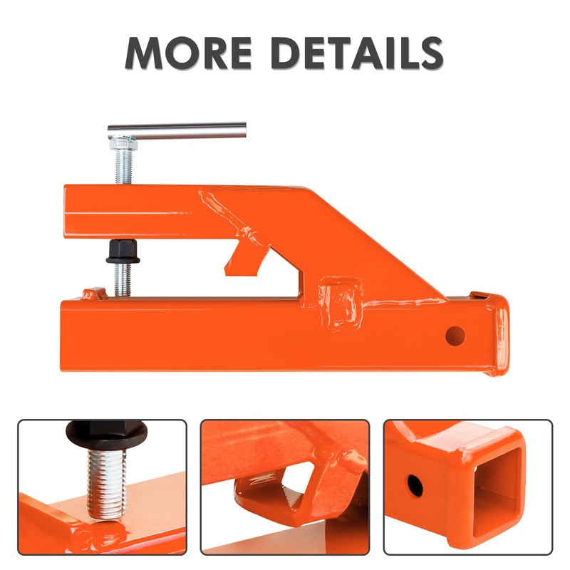 EBESTTECH Bucket Hitch Receiver for Tractor Clamp On Trailer Hitch