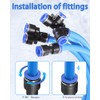 Kit De 20 Conectores De Aire Comprimido De 12 Mm
