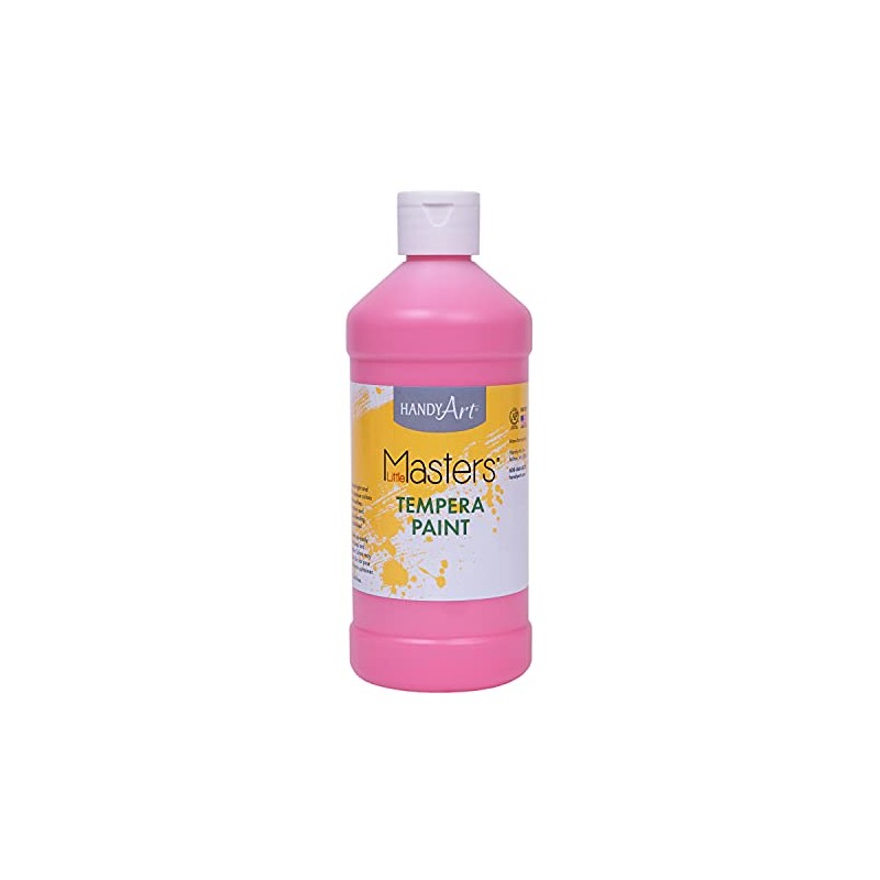 Handy Art Little Masters Tempera Paint, Pink, 16 oz.