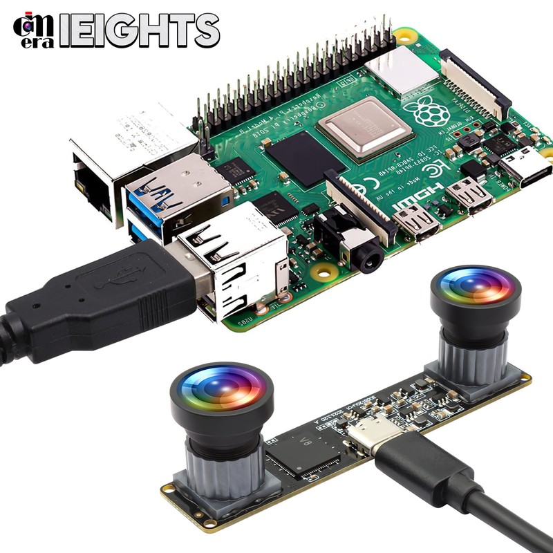 120fps Global Shutter USB Camera Module Dual Lens 3D Stereo