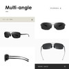 kimorn Polarized Aviator Sunglasses for Men Lightweight Rectangular Metal Frame