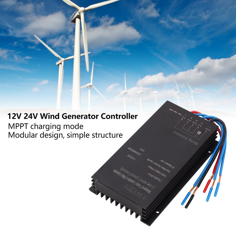 Wind Turbine Controller Wind Power Generator MPPT Charging Controller 12V