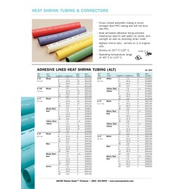 Ancor 307948 Marine Grade Electrical Adhesive Lined Heat Shrink Tubing (1-Inch Diameter, 48-Inches Long, Yellow)