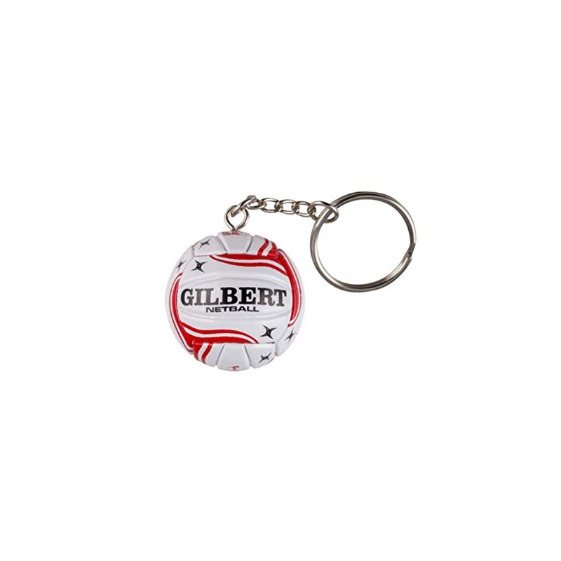 GILBERT England netball keyring [red]