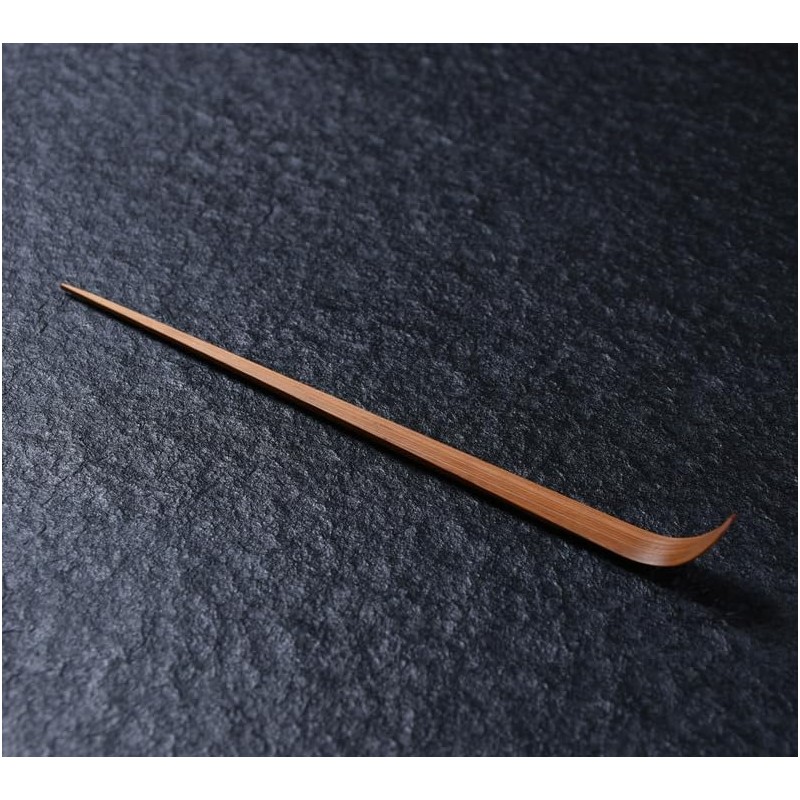 LONNEA Chashaku Chashaku Carbonized Bamboo Tea Utensils, Bamboo Tea Spoon,