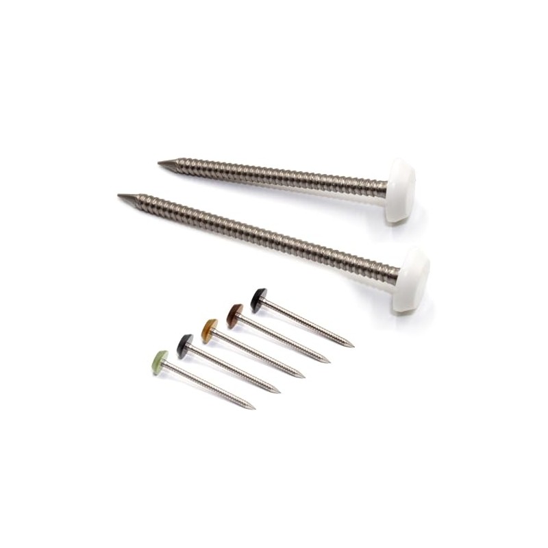 4.8mm Rapierstar StarNail Polymer Headed Nails - 50mm, Anthracite Grey
