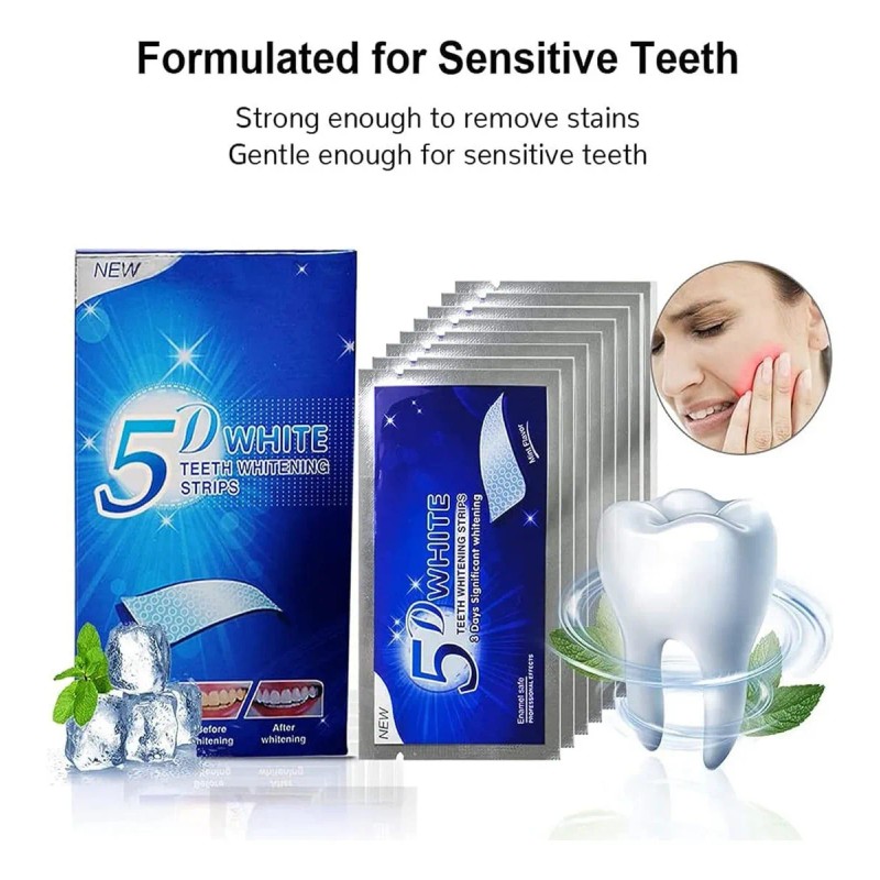 Tiras Blanqueadoras Dentales White Higiene Bucal Alien Technology