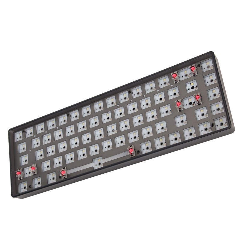 Mechanical Keyboard Kit 68 Keys 2.4G BT Wired Mode 65%