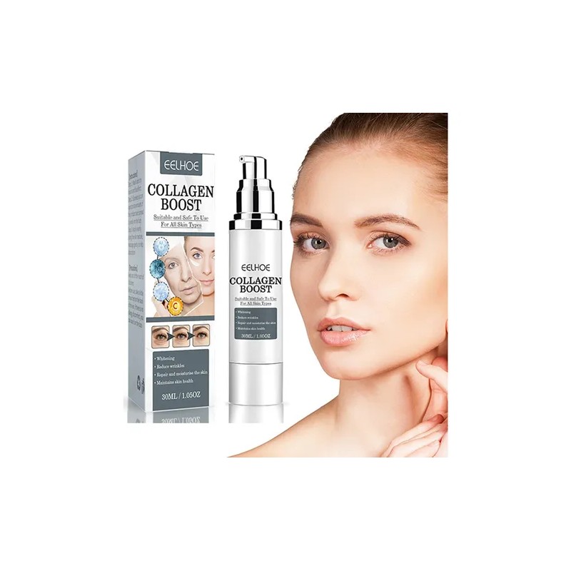 Eelhoe Sérum 3 en 1 Collagen Boost, Antienvejecimiento, 30 ml