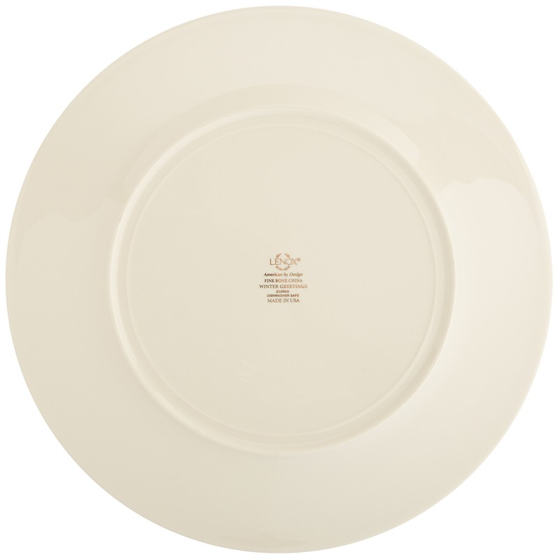 Lenox Winter Greetings Plaid Dinner Plate