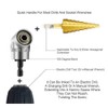ZFYQ Right Angle Drill with Hex Shank 1/4 Inch Adjustable