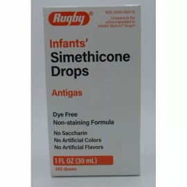 RUGBY SIMETHICONE INFANTS DRP 30 ML  simethicone ORAL DROPS SUSP 40MG/0.6ML