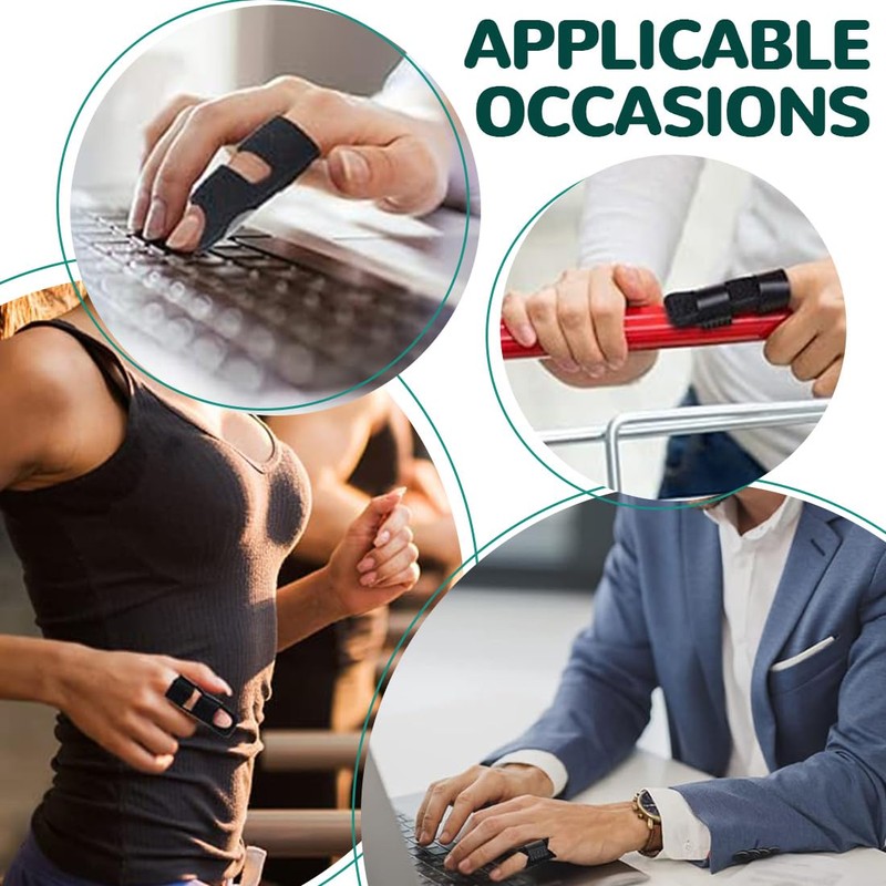 JUGUTA Supregear Finger Splints, Pack of 4 Adjustable Finger Support,