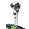 STRAIGHT Swivel Ratchet Wrench, 2-way, Stubby Type, Insertion Angle 3/8