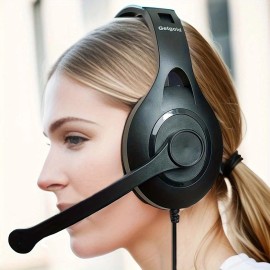 10 PACK Audio Headset Gaming Headsets and Headphones Gamer Headphones Without Noise Cancelling Headphonescolor: Black