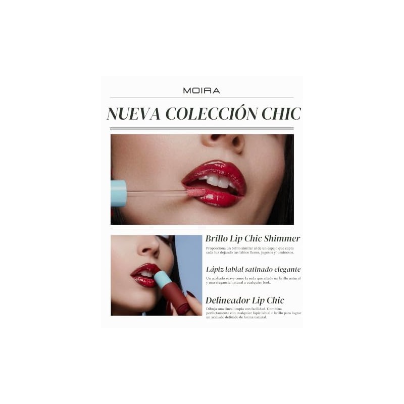 MOIRA CHIC SATIN LIPSTICK (004, TIME CAPSULE)