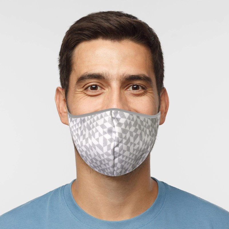 Triple Layer Ergo Curved Face Masks - Washable and Reusable