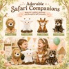 MorisMos 4 Pcs Bulk Stuffed Animals, 8" Woodland Plush