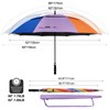 G4Free 68 Inch UV Protection Golf Umbrella Auto Open Vented