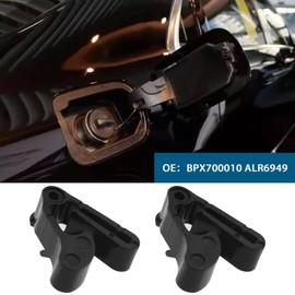 ECSiNG 2Pcs Fuel Flap Latch Retaining Clip Replacement BPX700010 ALR6949 Compatible with Land Rover Discovery 2 Fuel Door Latch Black