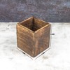 Samhita Mango Wood Burning Finished Kitchen Utensil Holder for Countertop,