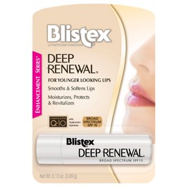 Blistex Deep Renewal, Anti-Aging Formula, 0.13 Ounce, Pack of 6 – Moisturizes, Protects & Revitalizes, Broad Spectrum SPF 15, For Younger Looking Lips, Softens & Smooths Lips, Hydrating Lip Balm