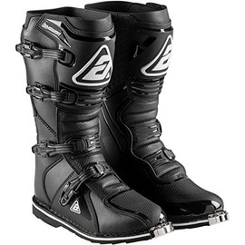 Answer Racing 445179 Powersports Motocross Protection Gear: AR1 Boots, Black, Size 12, 1 Pair