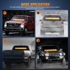 Nilight 144LED Traffic Advisor Strobe Light Bar with Controller Amber